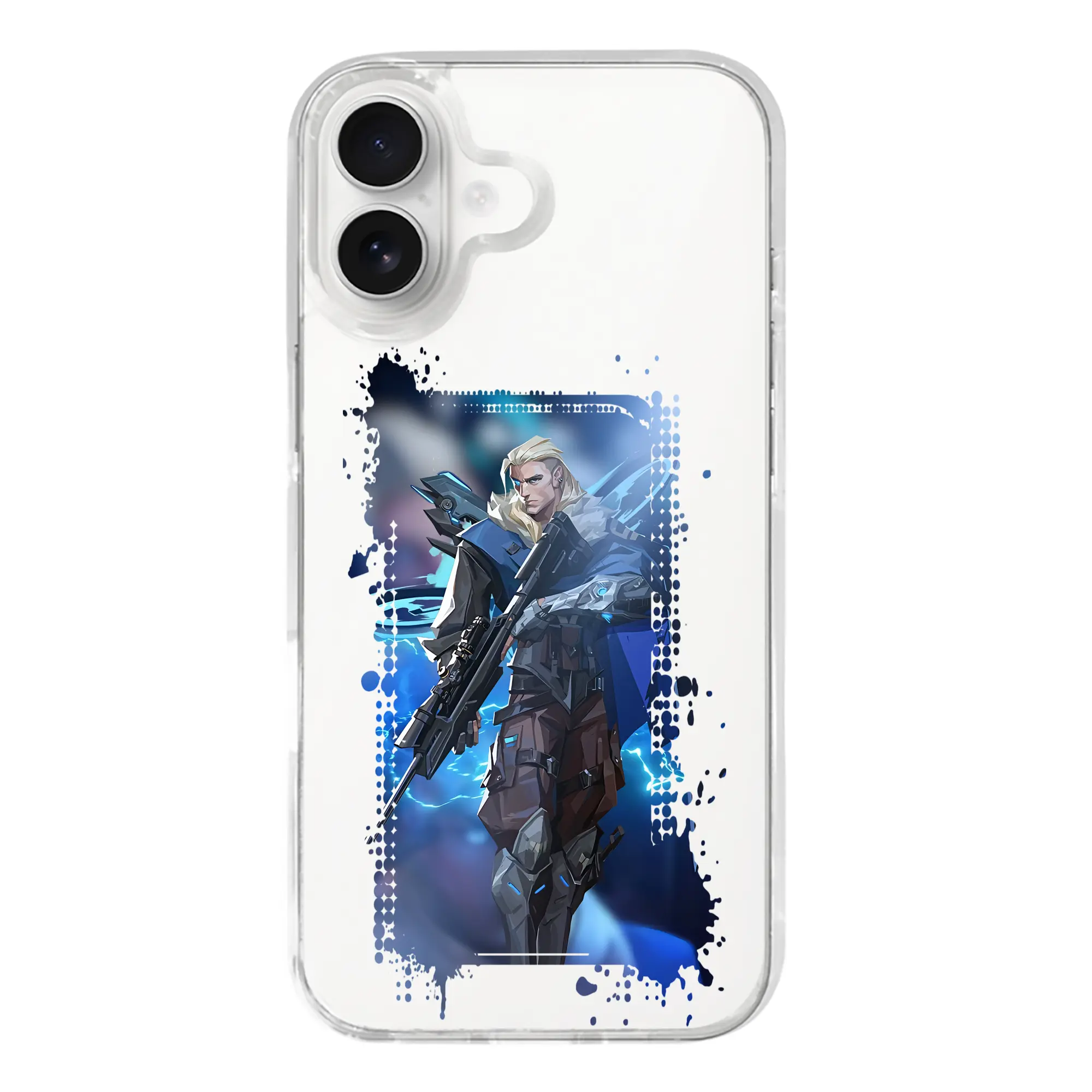 VALORANT グッズ,ソーヴァ - iPhone 17シリーズ 透明スマホケース – 薄型・耐衝撃・精密フィット保護カバー